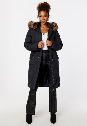 Chiara Forthi Daniela Long Down Jacket Black 50 Chiara Forthi Daniela Long Down Jacket Black 50