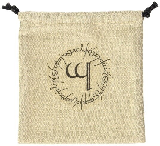 Elvish Beige & Black Dice Bag Terningpose - Rollespill fra Outland