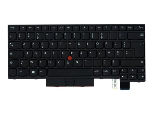 Chicony - Erstatningstastatur For Bærbar Pc - Med Trackpoint, Ultranav - Qwerty - Fransk - Fru - For Thinkpad A485 20Mu, 20Mv T480 20L5, 20L6