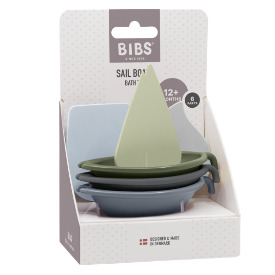 BIBS Sail Boats Blue Mix 4100201