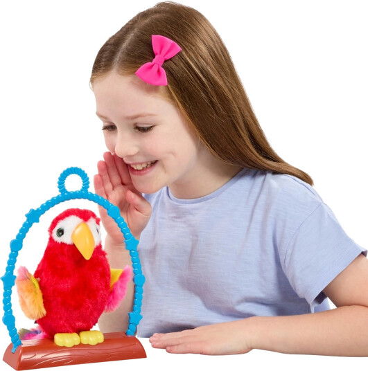 Happy Pets Happy Pets Talk Back Parrot - Red - ONE SIZE
