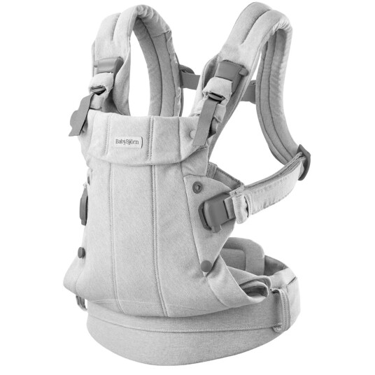 BabyBjörn Harmony Bæresele Vevd Light Grey Melange