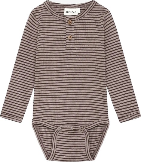 Minymo Body Ls Y/D Rib FUNGI 50