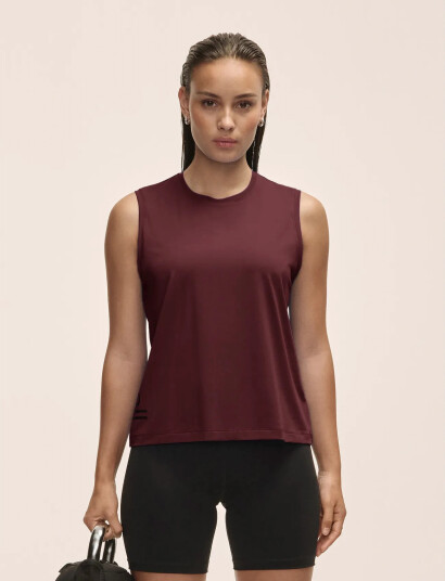 Casall Graphic Tank Burgundy L