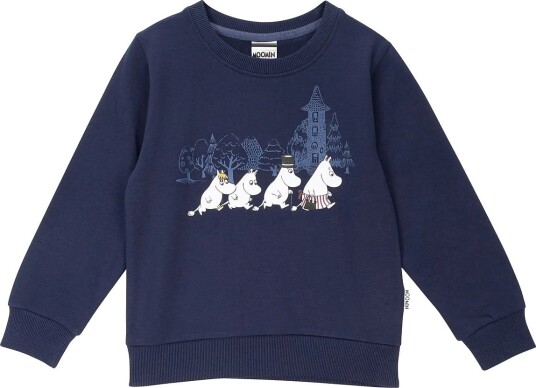 Martinex MOOMIN Vandrarna Colltröja BLUE 104