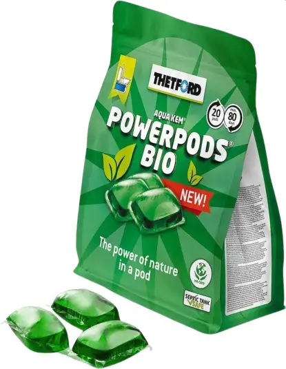 Aqua Kem - PowerPods Bio - Sanitærvæske  - 20 doser
