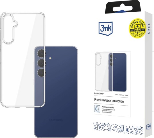 3Mk Armor-etui Transparent til Samsung Galaxy S25 FE 3Mk Armor-etui Transparent til Samsung Galaxy S25 FE