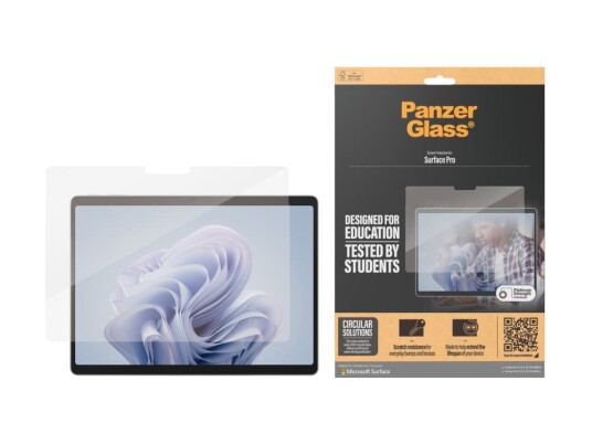 PanzerGlass Skjermbeskyttelse for nettbrett ultrabred passform glass for Microsoft Surface Pro 10 for Business Pro 11 Pro 8 Pro 9 Pro X