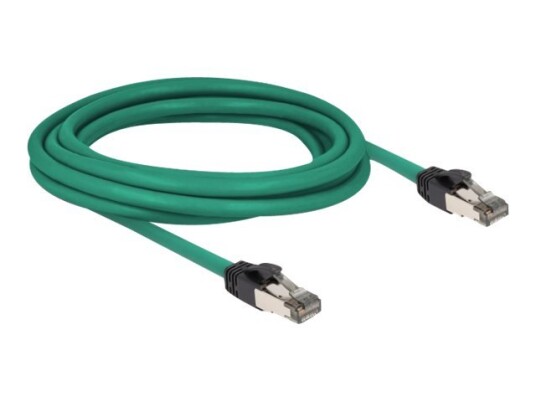 Delock Profinet Koblingskabel Rj-45 Hann Til Rj-45 Hann 3 M 7 Mm Sf/Utp Cat 5E Grønn