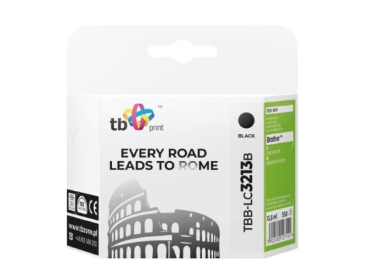 Tb Print Tbb-Lc3213b 13,5 Ml 550 Sider 1 Stykker Enkeltpakke