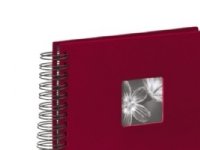 Hama Spiral Album Fine Art, burgundy, 17x22/50, Rød, 10 x 15, 13 x 18, 170 mm, 220 mm
