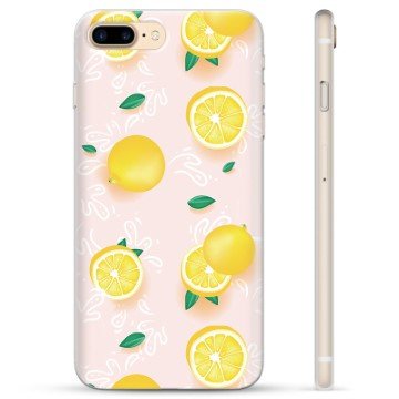 iPhone 7 Plus / iPhone 8 Plus TPU-deksel Sitronmønster