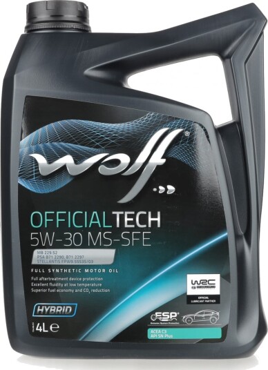 Motorolje WOLF OFFICIALTECH 5W-30 MS-SFE 4L