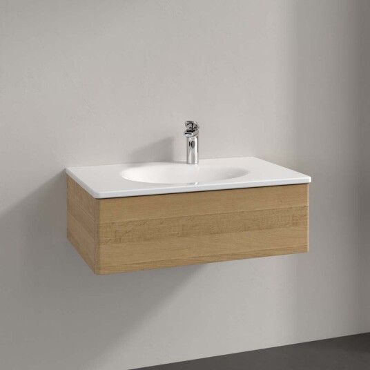 Villeroy & Boch  Antao Servantskap med 1 skuff 78,8x49,6x25,6 cm u/lys Eik