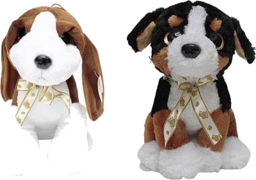 Deef Kosedyr Hund Med Sløyfe Stor 03785 Mix