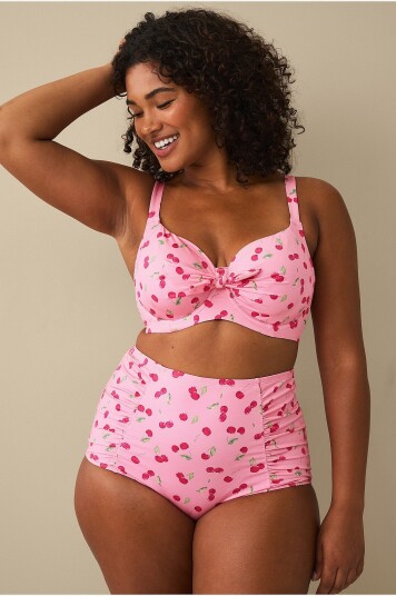 Ellos Plus collection Bikinitruse med shaping effekt Rosa