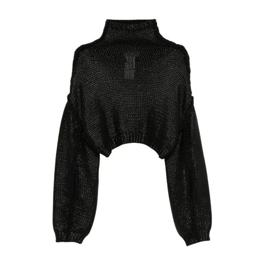 Sportmax Dame Strikkevarer Svart S, Sportmax Dame Strikkevarer Svart S,