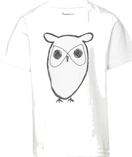 Knowledge Cotton Apparel | Regular Big Owl T Shirt   Gots/Vega | 122 128/