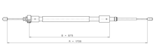 Metzger Tautrekk parkeringsbrems METZGER 10.4525