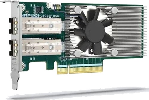 QNAP QXG 25G2SF BCM 25GbE SFP28 Network Adapter QXG 25G2SF BCM QNAP QXG 25G2SF BCM 25GbE SFP28 Network Adapter QXG 25G2SF BCM