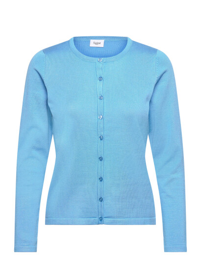 Saint Tropez A8661 Milasz R Neck Cardigan Blue M