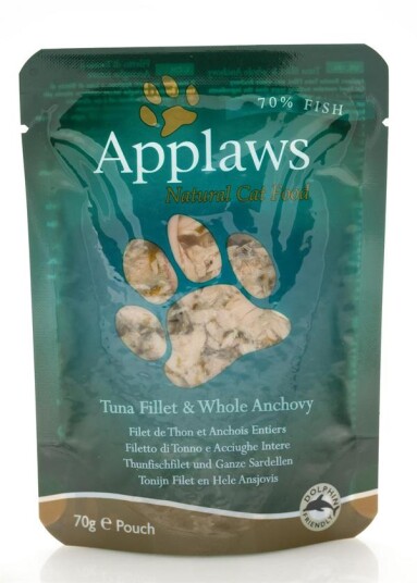 Applaws Kattemat Våtfôr med Tunfisk og Ansjos 70 g