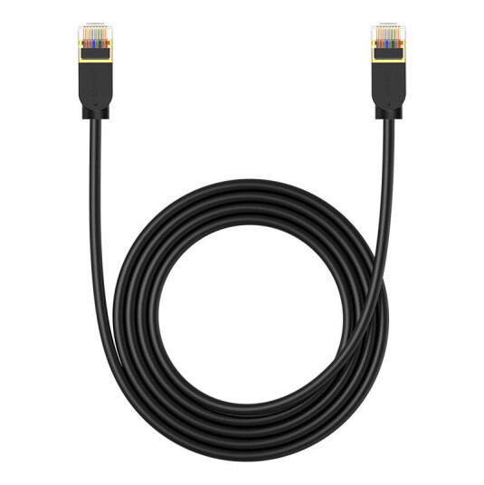 Cat 7 10Gb Ethernet RJ45 Cable 2m black