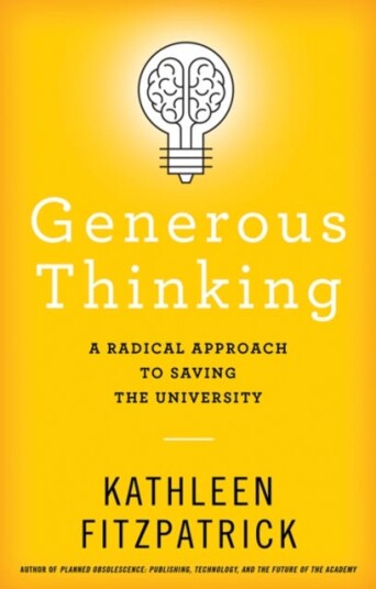 Generous Thinking Av Kathleen (Michigan State University) Fitzpatrick