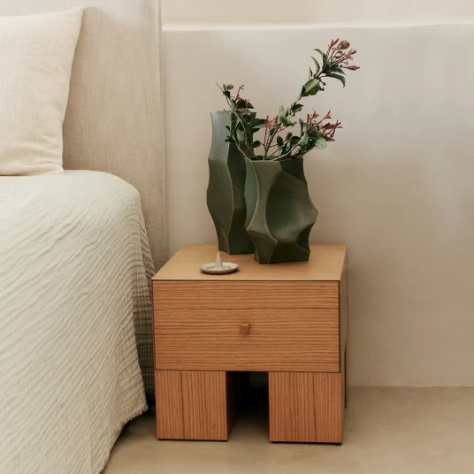 Ferm Living Cueva Vase 37 cm Dark Sage Ferm Living Cueva Vase 37 cm Dark Sage