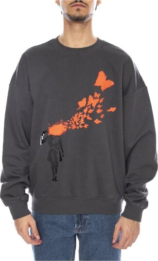 ONLY & SONS Onsbanksy Vtg Crew Neck Vd - Grey - S