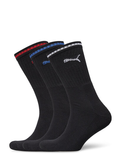 PUMA Puma Unisex Striped Crew Sock 3P - Black - 39-42