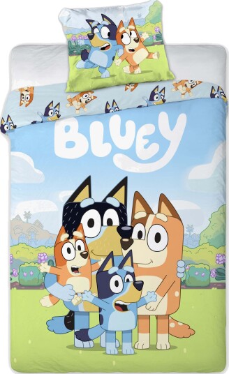 BrandMac Sengesett Bluey 150 x 210 Blå