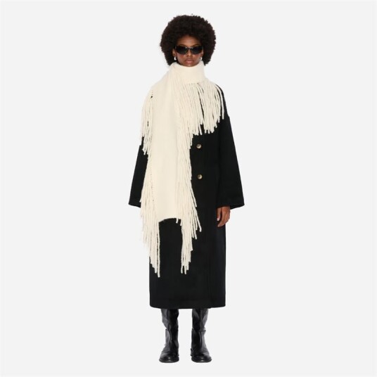 Tassel Scarf - Ecru