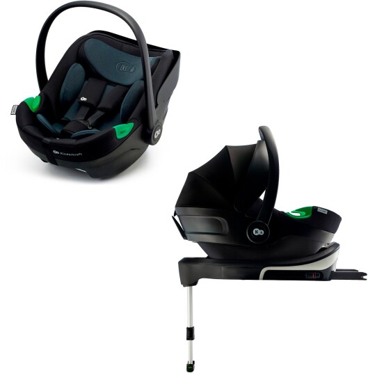 Kinderkraft I-CARE i-Size Babybilstol inkl. CARE FX Base, Graphite Black