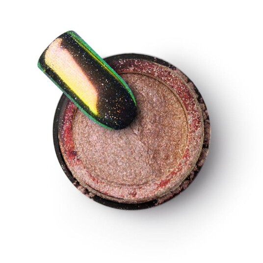 Brillbird Norge Chrome Pigment Pulver Diamond holo russian gold Brillbird Norge Chrome Pigment Pulver Diamond holo russian gold