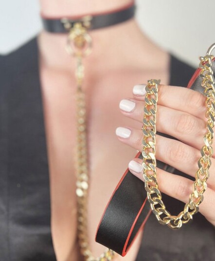 Shiver Shiver Choker + Lead Luxe Duo YL-80809
