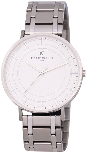 Pierre Cardin Herreklokke CBN.3038 Bonne Arena Hvit/Stål Ø42 mm Pierre Cardin Herreklokke CBN.3038 Bonne Arena Hvit/Stål Ø42 mm
