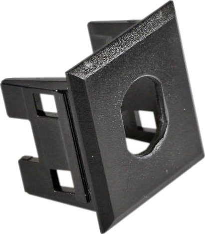 Schneider Electric Monteringsramme 306580028 For Fiberkontakter, Svart St-Kompatibel
