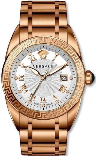 Versace Herreklokke VFE090013 V Sport II Hvit/Rose gulltonet stål Versace Herreklokke VFE090013 V Sport II Hvit/Rose gulltonet stål