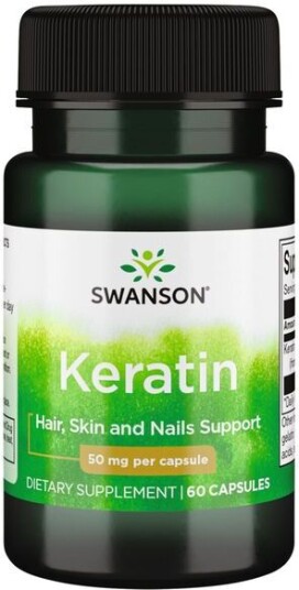 Swanson Keratin 50 Mg - 60 Kapsler