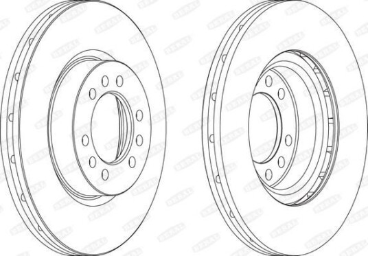 Bremseskive BERAL BCR235A Bremseskive BERAL BCR235A