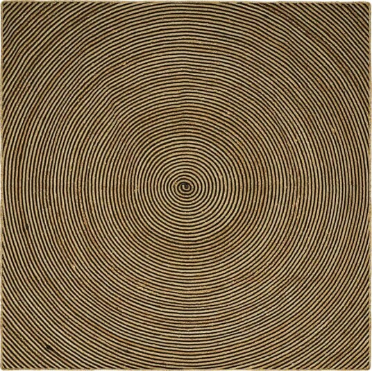  Områdetepper Svart 200 x 200 cm Jute
