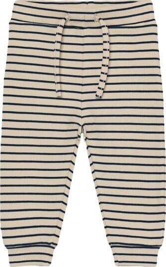 En Fant Pants Rib Stripe Cream 80