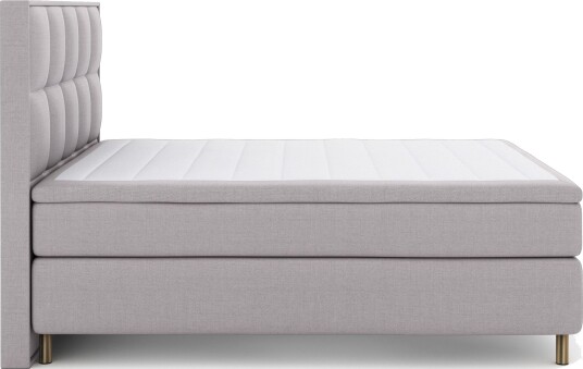 Select No 4 Komplett Sengepakke 180x200 Fast Lysegrå/Kobberben