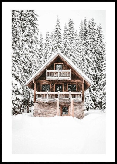 Holiday Cabin Plakat Plakat / 70x100cm Holiday Cabin Plakat Plakat / 70x100cm