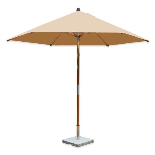 Parasoll Sirocco Bambus Khaki Ø250cm