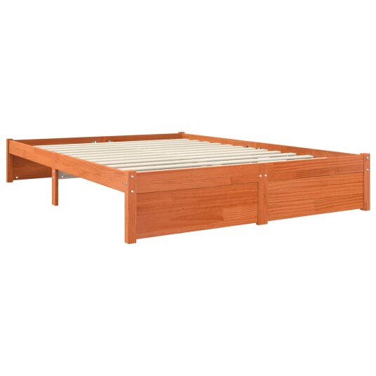  Sengestamme Vokset Brun 120 x 200 cm Massiv furu