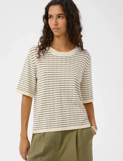 Soaked Slspina Pullover Ss Cream S