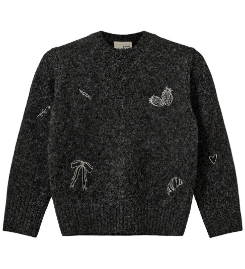 Sofie Schnoor Baby and Kids Minniksk Knit Grey 104