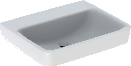 GEBERIT servant 600x480x185mm med høyde og KeraTect plate i porselen GEBERIT servant 600x480x185mm med høyde og KeraTect plate i porselen
